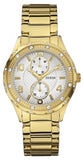 Guess W0442L2 Siren Diamonds Women's Watch – Silver Dial & Gold Steel Strap