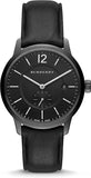 Burberry BU10003 The Classic Men's Watch – Black Dial & Black Leather Strap