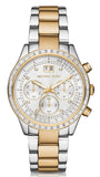 Michael Kors MK6188 Brinkley Chronograph Women's Watch – Silver Dial & Two-Tone Steel Bracelet