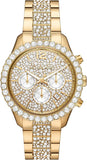 Michael Kors MK6977 Layton Chronograph Women's Watch – Gold Dial & Gold Steel Strap