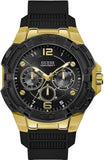 Guess GW0100G1 Genesis Chronograph Men’s Watch – Black Dial & Black Silicone Strap