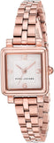 Marc Jacobs Vic Silver Dial Rose Gold Steel Strap Watch for Women - MJ3530