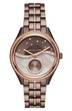 Michael Kors MK3757 Lauryn Women's Watch – Rose Gold Dial & Brown Steel Bracelet