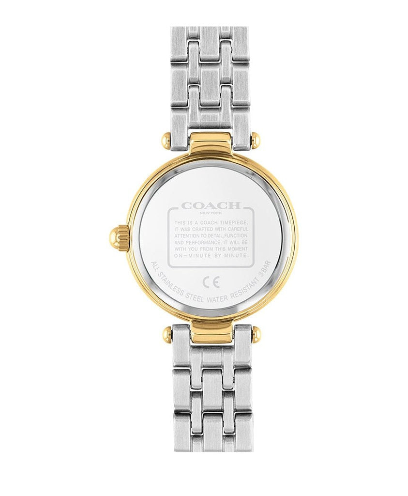 Coach Park Silver Dial Two Tone Steel Strap Watch for Women - 14503643