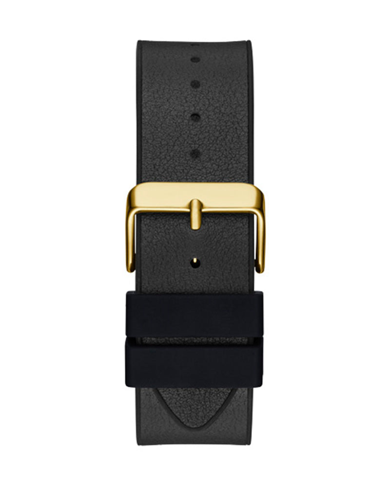 Guess Legend Black Dial Black Rubber Strap Watch For Men - GW0500G1