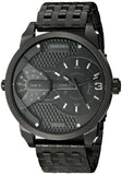 Diesel DZ7316 Mini Daddy Dual Time Men's Watch – Black Dial & Black Stainless Steel Strap