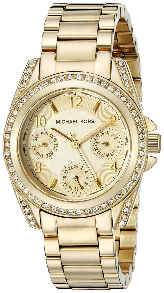 Michael Kors Blair Gold Dial Gold Steel Strap Watch for Women - MK5639