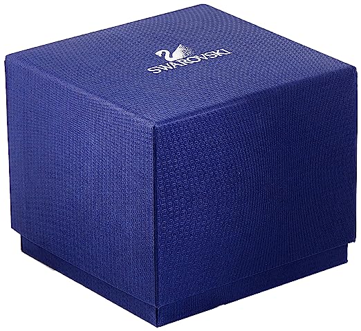 Swarovski Lovely Crystals Mini Grey Dial Grey Leather Strap Watch for Women - 5261481