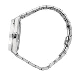 Maserati Stile Skeleton Automatic Black Dial Silver Steel Strap Watch For Men - R8823142002