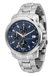 Maserati R8873645004 Successo Solar Edition Men’s Watch – Blue Dial & Stainless Steel Bracelet, 44mm
