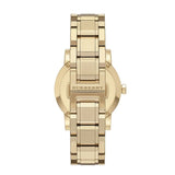 Burberry The City Gold Dial Gold Steel Strap Watch for Women - BU9134
