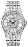 Bulova 96A236 Men's Phantom Crystal Watch with Silver Dial & Stainless Steel Bracelet