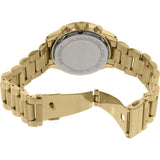 Michael Kors Brinkley Diamonds Gold Dial Gold Steel Strap Watch for Women - MK6187