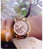 Michael Kors Bradshaw Gold Dial Two Tone Steel Strap Watch for Women - MK6359