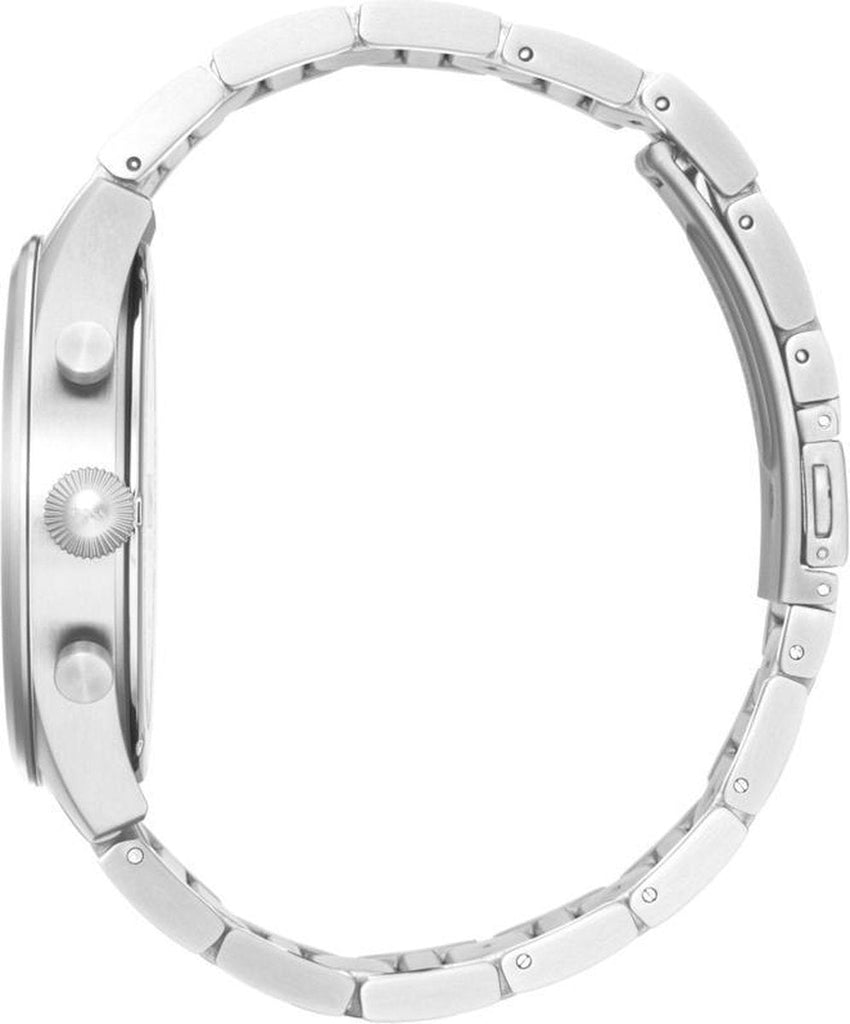 Hugo Boss Pioneer Blue Dial Silver Steel Strap Watch for Men - 1513713