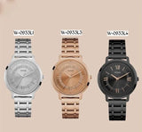 Guess Montauk Rose Gold Dial Rose Gold Steel Strap Watch For Women - W0933L3