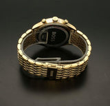 Hugo Boss Gregor Chronograph Grey Dial Gold Steel Strap Watch For Men - 1514051