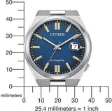 Citizen Tsuyosa Automatic Dark Blue Dial Silver Steel Strap Watch For Men - NJ0151-88L
