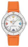 Breitling Superocean Heritage '57 Pastel Paradise White Dial Orange Leather Watch for Women - A10340A11A1X1