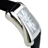 Maurice Lacroix Divina White Mother of Pearl Dial Black Leather Strap Watch for for Women - DV5011-SD531-120