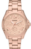 Fossil AM4511 Cecile Women's Watch – Rose Gold Dial & Rose Gold Steel Strap