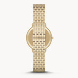 Emporio Armani Dress Analog Mother of Pearl Dial Gold Steel Strap Watch For Women - AR11007