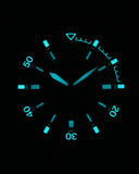 Emporio Armani Sea Explorer Automatic Black Dial Black Silicone Strap Watch For Men - AR60078