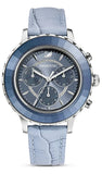 Swarovski 5580600 Octea Lux Chrono Women's Watch – Blue Dial & Blue Leather Strap