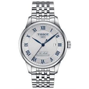 Tissot Le Locle Powermatic 80 Silver Dial Silver Steel Strap Watch for Men - T006.407.11.033.03
