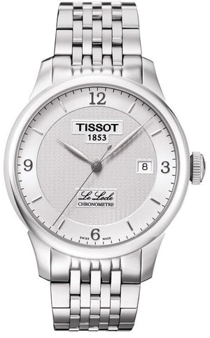 Tissot Le Locle Automatic Cosc White Dial Silver Steel Strap Watch For Men - T006.408.11.037.00