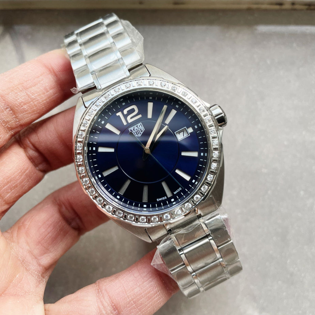 Tag Heuer Formula 1 Diamonds Women's Watch WBJ1416.BA0664 – Blue Dial with Silver Steel Strap