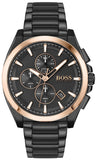 Hugo Boss 1513885 Grandmaster Men's Watch – Black Dial & Black Steel Bracelet