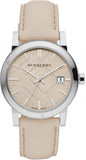 Burberry BU9107 The City Women’s Watch with Beige Dial & Beige Leather Strap