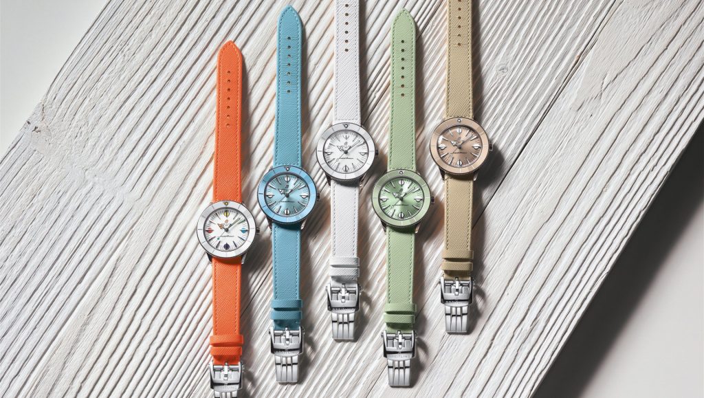 Breitling Superocean Heritage '57 Brown Dial Beige Leather Strap Watch for Women - A10340A41A1X1