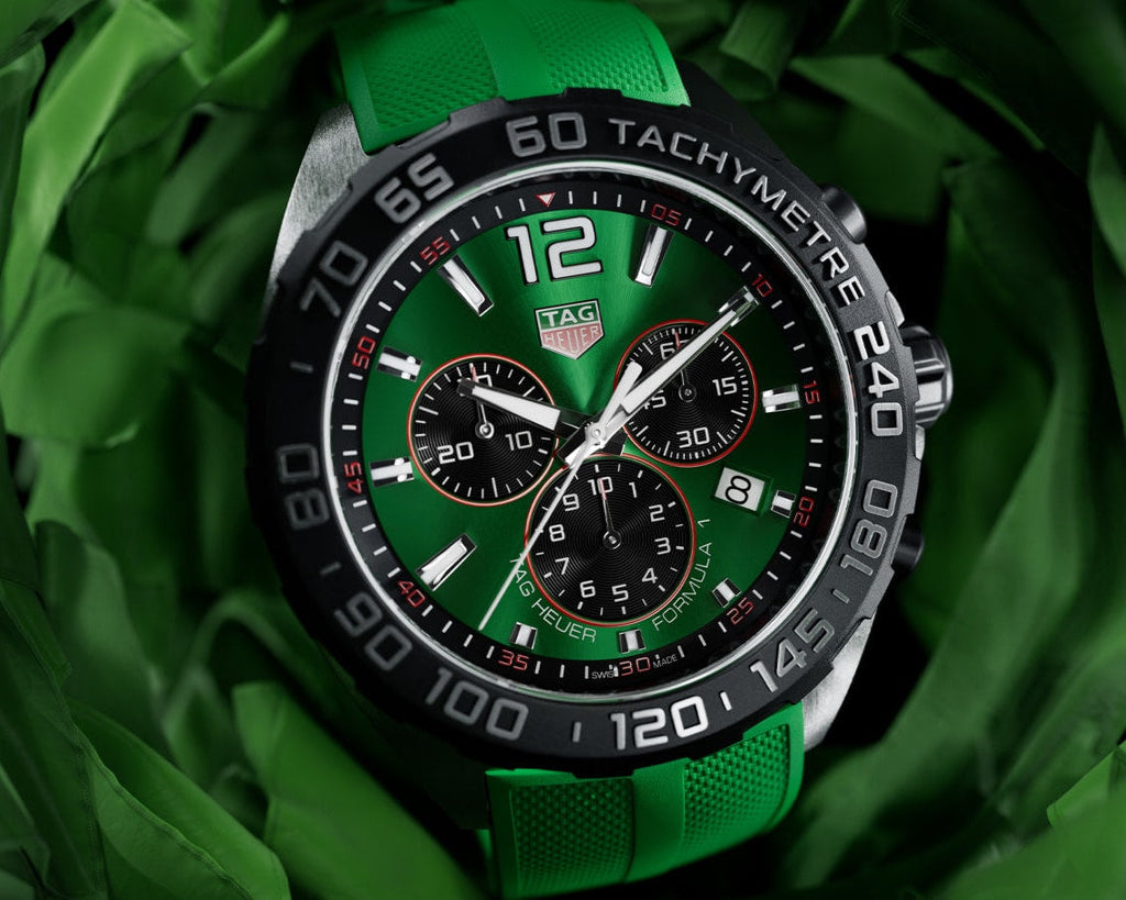 Tag Heuer Formula 1 Green Dial Watch for Men - CAZ101AP.FT8056