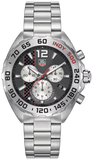 Tag Heuer Formula 1 Chronograph Grey Dial Silver Steel Strap Watch for Men - CAZ1114.BA0877