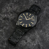Armani Exchange Nico AX7102 Men's Analog Watch – Bold Black Dial with Black Stainless Steel Strap