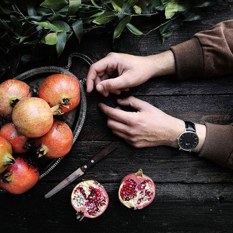 Daniel Wellington DW00100127 Classic Sheffield Men's Watch – Black Dial & Black Leather Strap