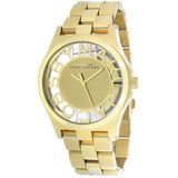 Marc Jacobs Henry Gold Dial Gold Steel Strap Watch for Women - MBM3292