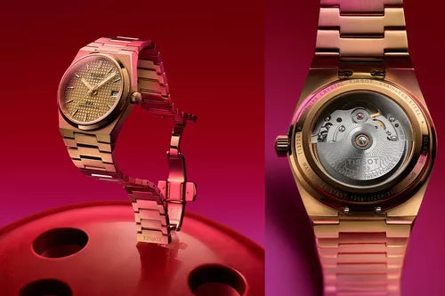 Tissot T137.207.33.021.00 PRX Powermatic 80 Men's Watch – Gold Dial & Gold Steel Strap