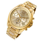 Michael Kors Bradshaw Gold Dial Gold Steel Strap Watch for Women - MK5722