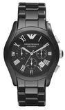 π Emporio Armani AR1400 Valente Chronograph Men's Watch β Black Dial & Black Ceramic Strap (100% off)