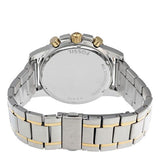 Fossil Dean Chronograph White Dial Silver Steel Strap Watch for Men - FS4795