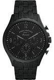 Fossil FS5697 Forrester Chronograph Men's Watch – Black Dial & Black Steel Bracelet