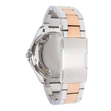 Fossil Riley Multifunction Rose Gold Dial Two Tone Steel Strap Watch for Women - ES4145