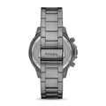 Fossil Bannon Multifunction Chronograph Grey Dial Gray Steel Strap Watch for Men - BQ2491