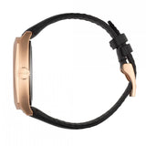 Gucci GG2570 Quartz Black Dial Black Leather Strap Watch For Men - YA142309