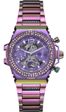 Guess GW0552L4 Fusion Chronograph Women’s Watch – Purple Dial & Purple Steel Strap