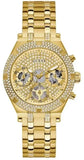 Guess GW0440L2 Heiress Multifunction Diamonds Women's Watch – Gold Dial & Gold Steel Strap
