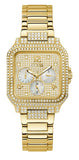 Guess GW0472L2 Deco Women's Watch – Gold Dial & Gold Steel Strap with Crystals